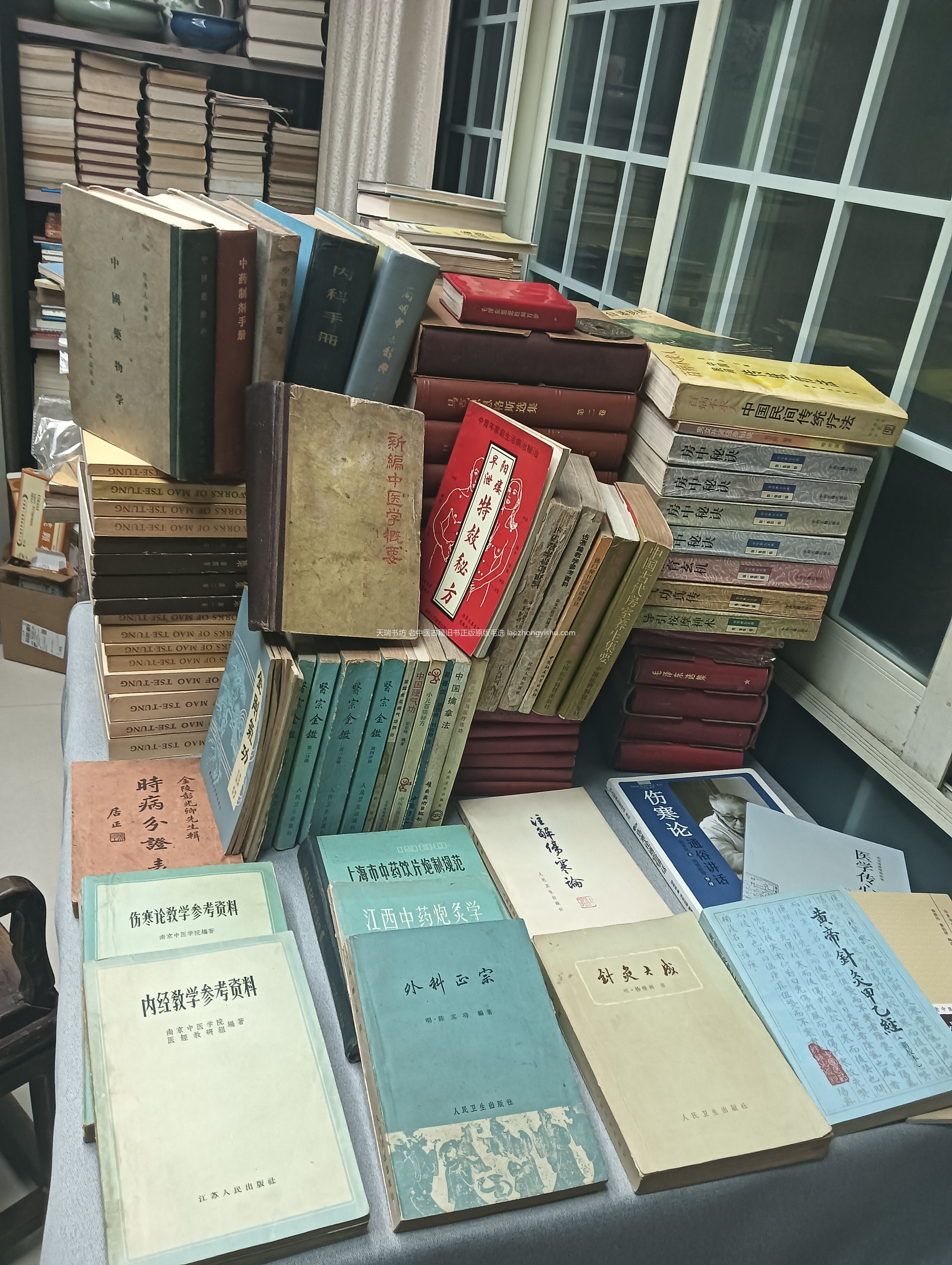 老旧原版中医古籍藏书合集展示